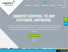 Tablet Screenshot of logistyx.com